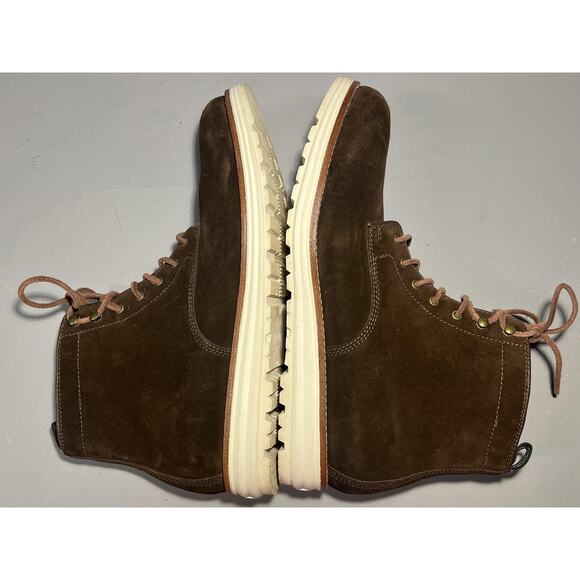 Cole Haan & Todd Snyder Boots Mens Size 11.5 Brown Suede Chukka Grand.OS Ankle - Picture 3 of 10